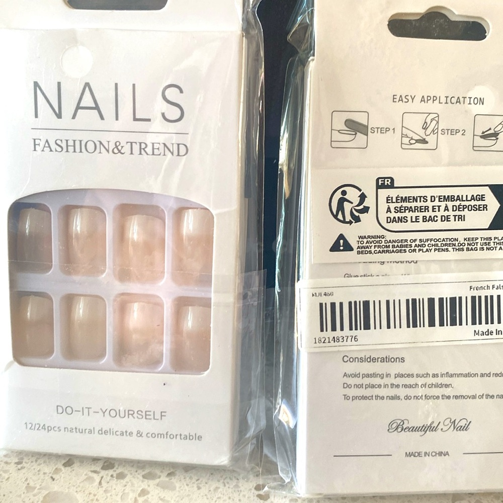 French Tip Nails 2 brand new packages 24 PC - Picture 3 of 3